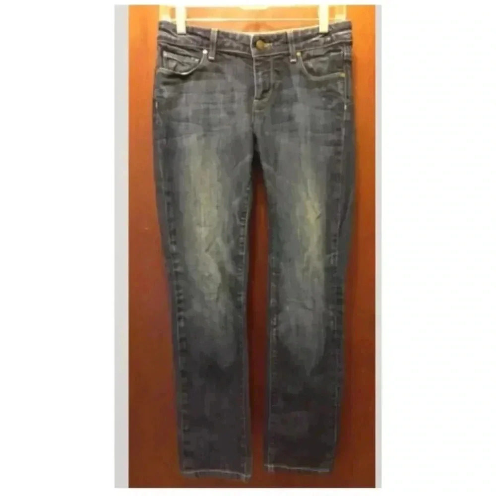 Women PAIGE JIMMY JIMMY blue Medium Wash Skinny Jeans Sz 26. Altered!